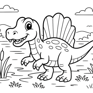 Kolorowanka Dinozaury
