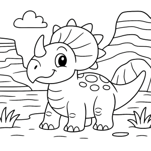 Kolorowanka Dinozaury