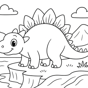 Kolorowanka Dinozaury