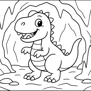 Kolorowanka Dinozaury