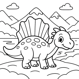 Kolorowanka Dinozaury