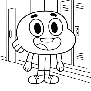 Kolorowanka Gumball