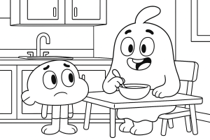Kolorowanka Gumball