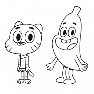 Kolorowanka Gumball
