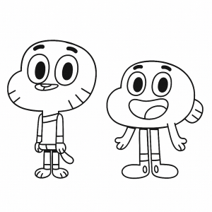 Kolorowanka Gumball