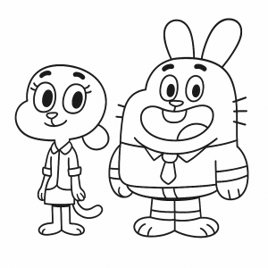 Kolorowanka Gumball