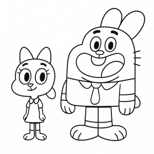 Kolorowanka Gumball