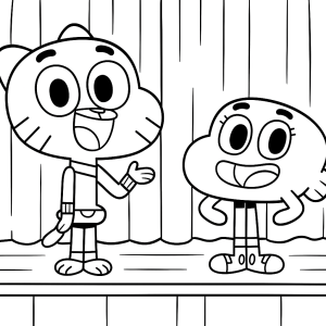 Kolorowanka Gumball