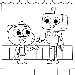 Kolorowanka Gumball