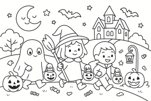Kolorowanka Halloween