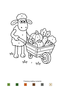 Kolorowanka Baranek Shaun