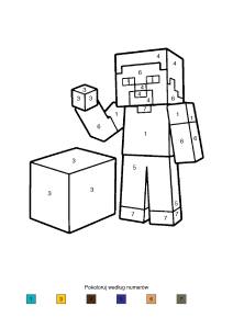 Kolorowanka Minecraft