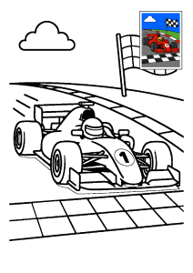 Kolorowanka Formuła 1