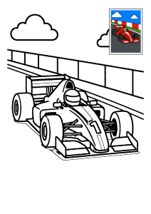 Kolorowanka Formuła 1