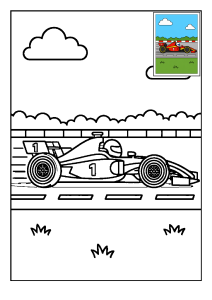 Kolorowanka Formuła 1