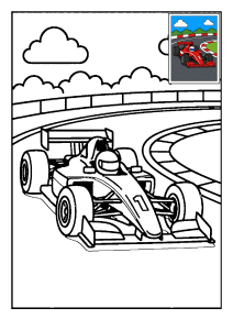 Kolorowanka Formuła 1