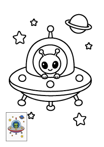 Kolorowanka Kosmos