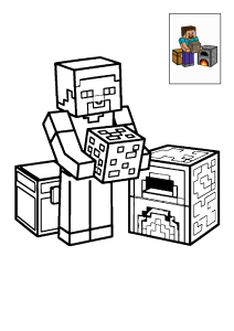 Kolorowanka Minecraft