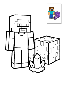 Kolorowanka Minecraft