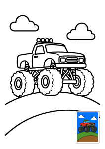 Kolorowanka Monster Truck