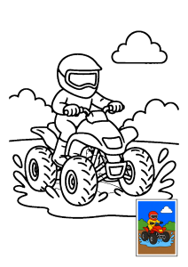 Kolorowanka Quad