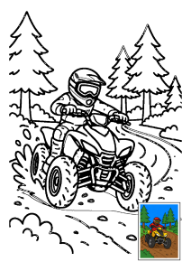 Kolorowanka Quad