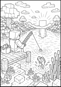 Kolorowanka Minecraft
