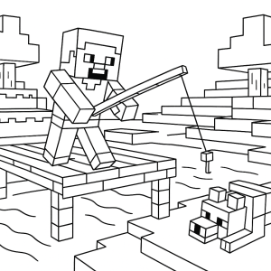 Kolorowanka Minecraft