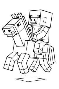 Kolorowanka Minecraft