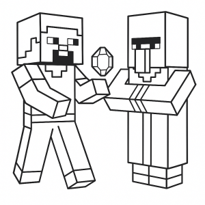 Kolorowanka Minecraft