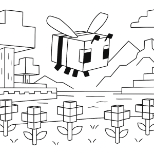 Kolorowanka Minecraft