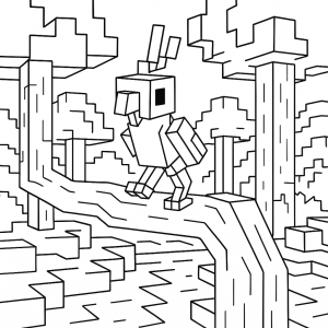 Kolorowanka Minecraft