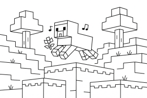 Kolorowanka Minecraft