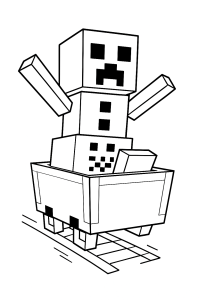 Kolorowanka Minecraft