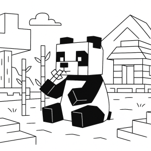 Kolorowanka Minecraft