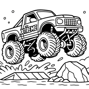 Kolorowanka Monster trucki