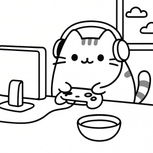 Kolorowanka Pusheen