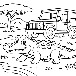 Kolorowanka Safari