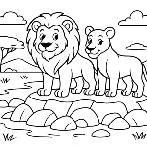Kolorowanka Safari