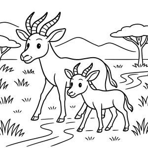 Kolorowanka Safari