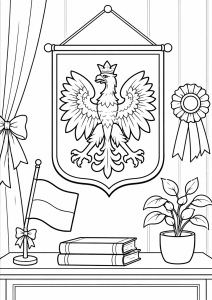 Kolorowanka Święto Konstytucji 3 Maja