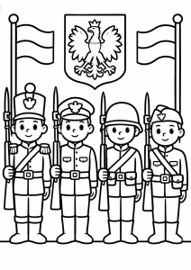 Kolorowanka Święto Konstytucji 3 Maja