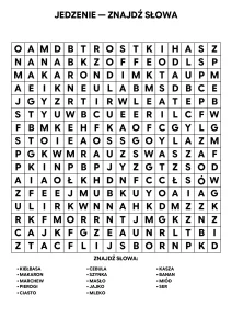 Wykreślanki Wypełnianki literami wysokie