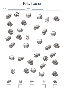 Kolorowanka Słodycze